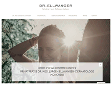 Tablet Screenshot of dermatologemuenchen.com
